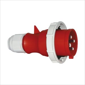 Enchufe aéreo 32 A 3P+T 440 V para contenedores ROJO 3h IP67 — BALS