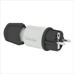 Enchufe Schuko 16 A 2P+T 250 V GRIS IP44 Multi-Grip — BALS
