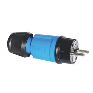 Enchufe Schuko 16 A 2P+T 250 V AZUL IP67 Multi-Grip — BALS