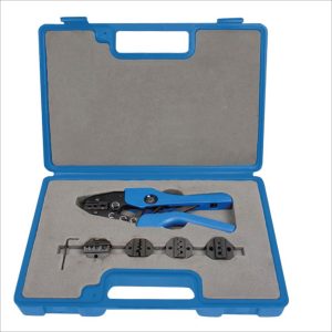 Prensa terminal con set de matrices intercambiables p/aislados y no aislados — STARKER T03C-5D