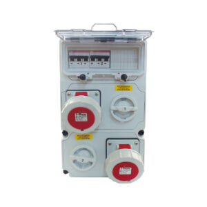 CAJA COMBINADA VARIABOX IP67, BLOQUEO MECANICO, 2 TOMAS 32A 3P+T 440V 3H C/2 ITM 3X32A