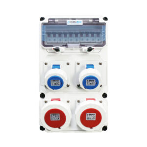 VARIABOX 2 TOMAS 380V DE 32A 3P +T 2 TOMA 16A2P+T 250V
